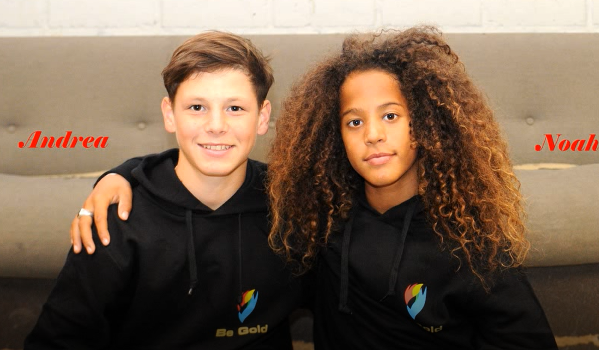 Future Olympians Noah De Jaeger and Andrea Caizza